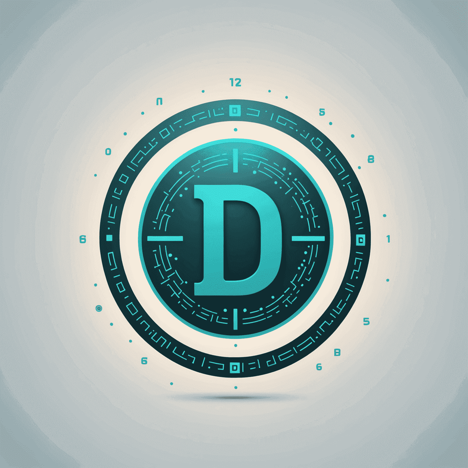 Logo eines Unternehmens, das digitale Unterstützung anbietet. Es zeigt ein stilisiertes 'U' in Teal-Farbe, das von einem Kreis aus binären Zahlen umgeben ist.