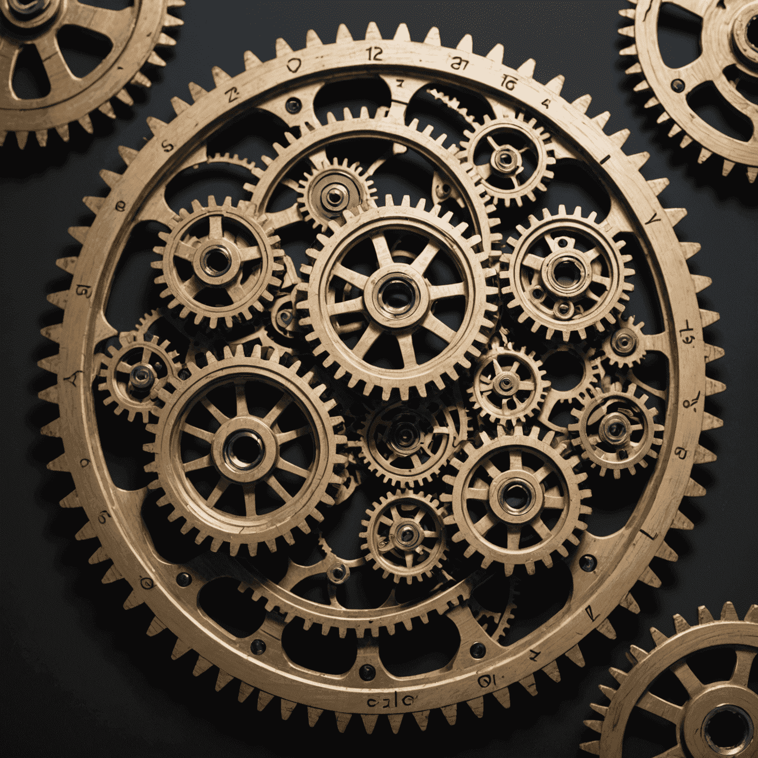 Ein Bild, das den digitalen Transformationsprozess zeigt: Zahnräder, die sich in Binärcode verwandeln, symbolisieren die Umwandlung analoger Prozesse in digitale Lösungen.